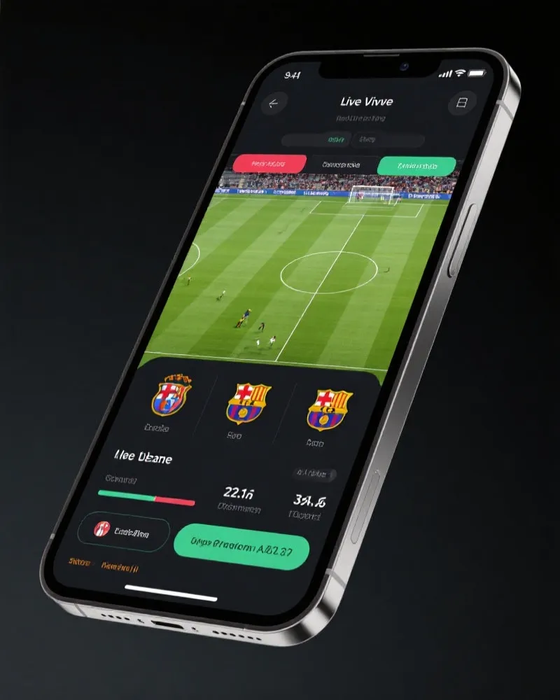 西甲官方App界面展示